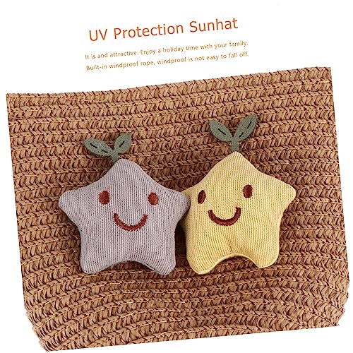 Toyvian Straw Sunhat with Shoulder Bag Summer Breathable Woven UV Protection Hat for Lightweight Floppy Bucket Style Beach Hat Khaki Accessories3