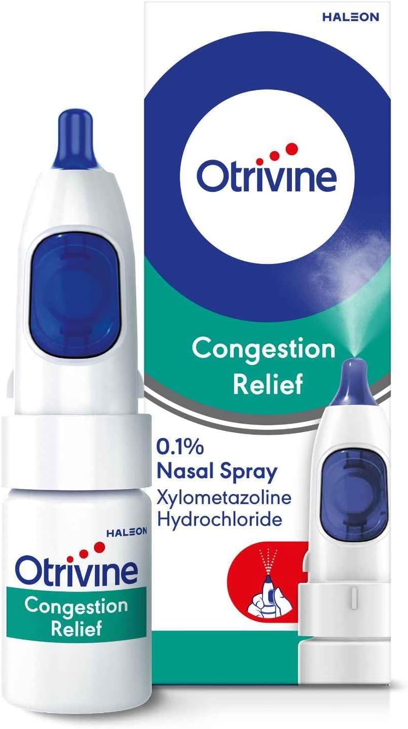 Decongestant Nasal Spray, Nose Spray for Congestion & Blocked Nose Relief, 10ml