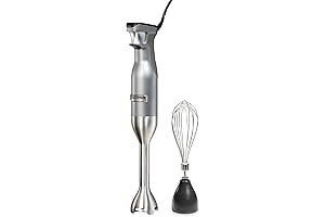 Hamilton Beach 300-Watt Electric Immersion Hand Blender with Variable Speed and Whisk (59750)