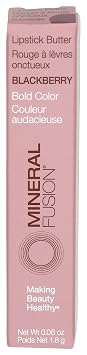Lipstick Butter - Blackberry by Mineral Fusion for Women - 0.06 oz Lipstick