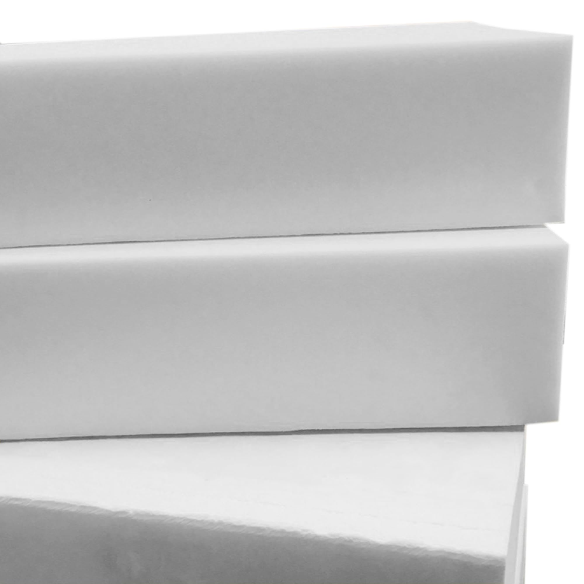 Hoja de espuma de alta densidad para tapicería blanca para camperván, caravana, camas y sofás para interiores y exteriores, acolchado de espuma para sillones y cojines de barco (170 x 30 cm, 15 de