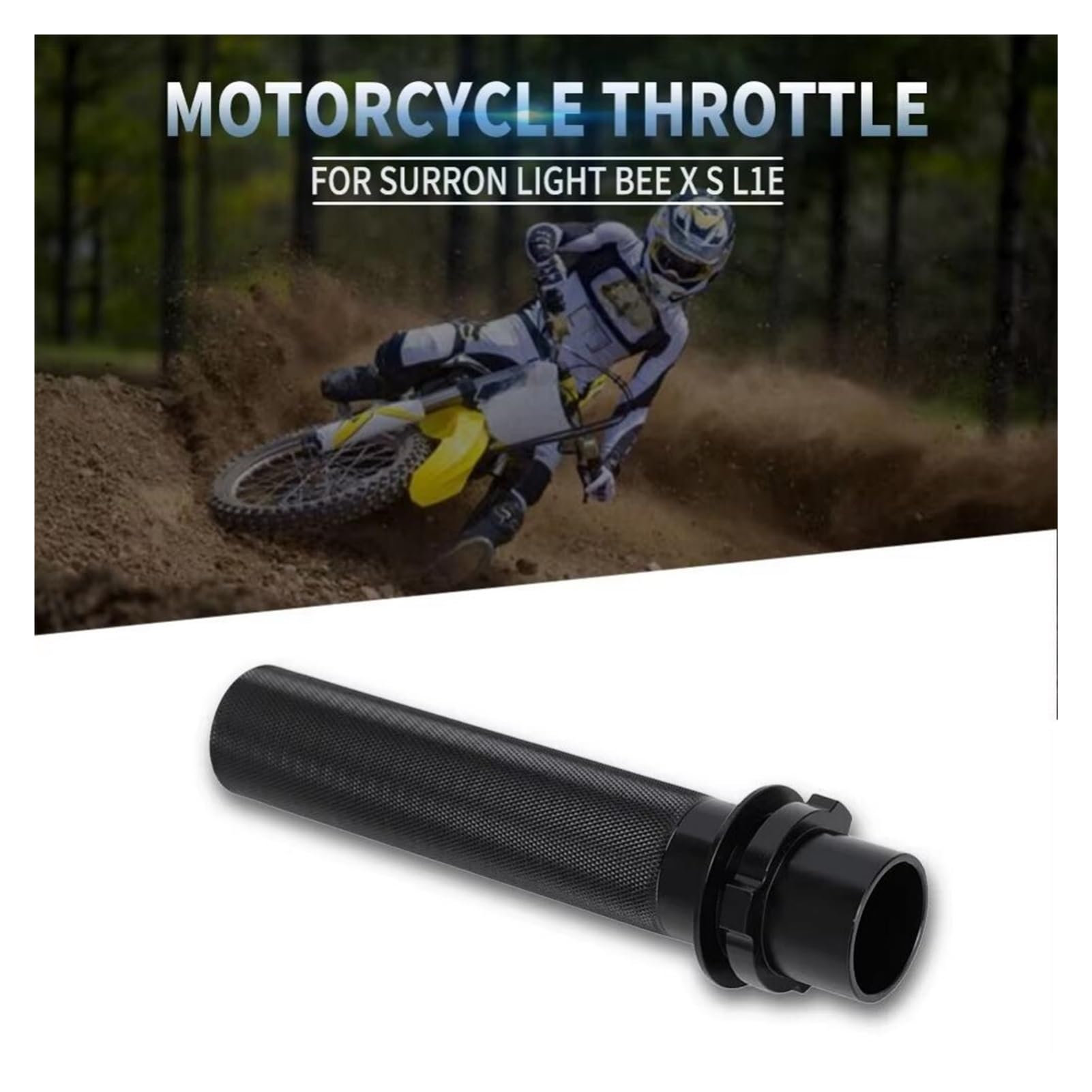 Poignée d'accélérateur en aluminium CNC, Compatible avec le vélo électrique Light Bee XS L1E Segway X160 X260