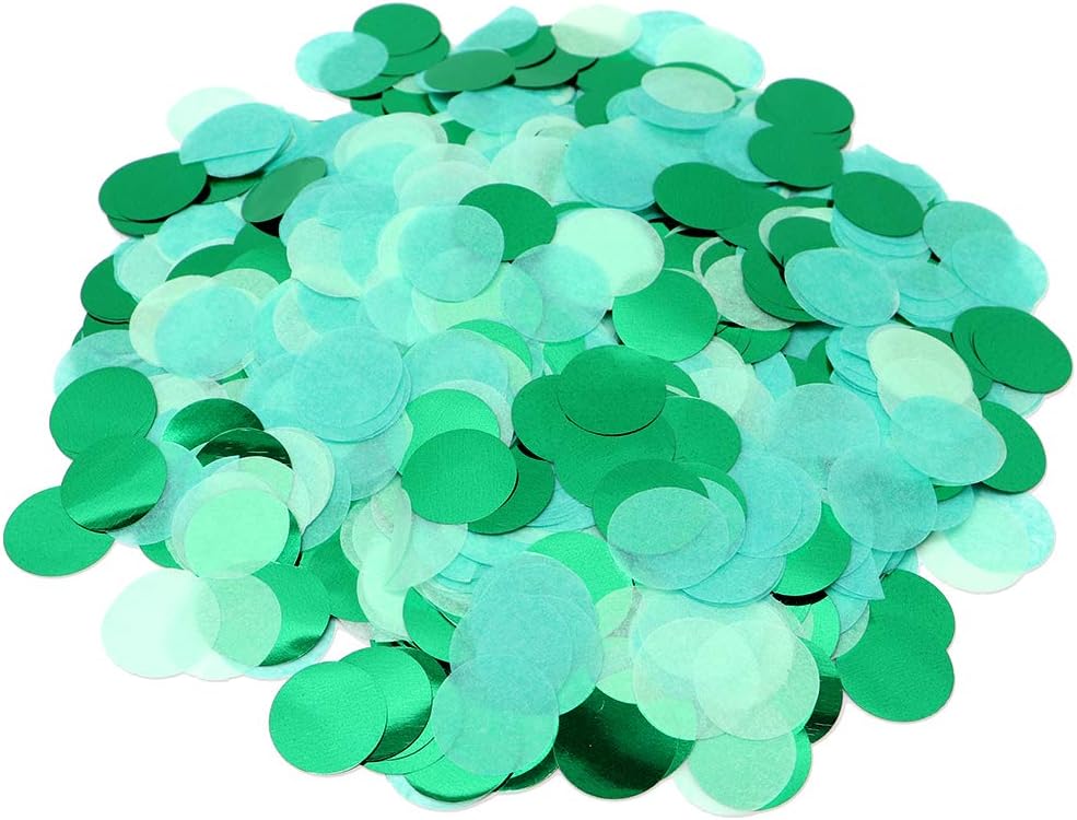 VCOSTORE 5000 Pcs Confetti Multicolour - Wedding Confetti Table Paper Circles Confetti Gender Reveal Confetti For Hen Party, Birthday and Gender Reveal(50g)
