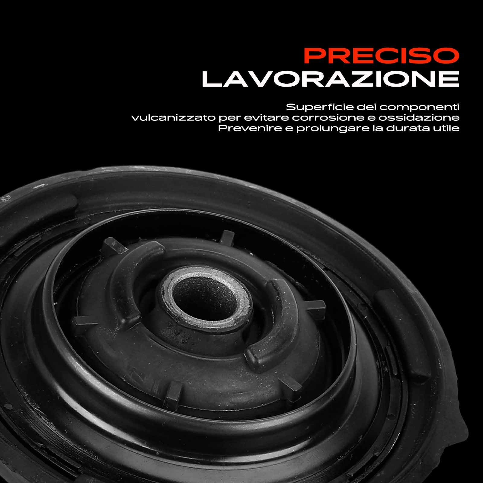 Frankberg 2x Cuscinetti a cupola Cuscinetto di supporto ammortizzatore Assale anteriore Sinistro Destro Compatibile con C4 II NC C4 II Berlina NC DS4 NX 308 CC 4B 308 I 4A 4C 308 SW I 4E 4H 5038.G4