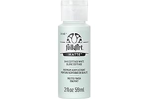 FolkArt White Craft Acrylic Paint for Artists and Crafters