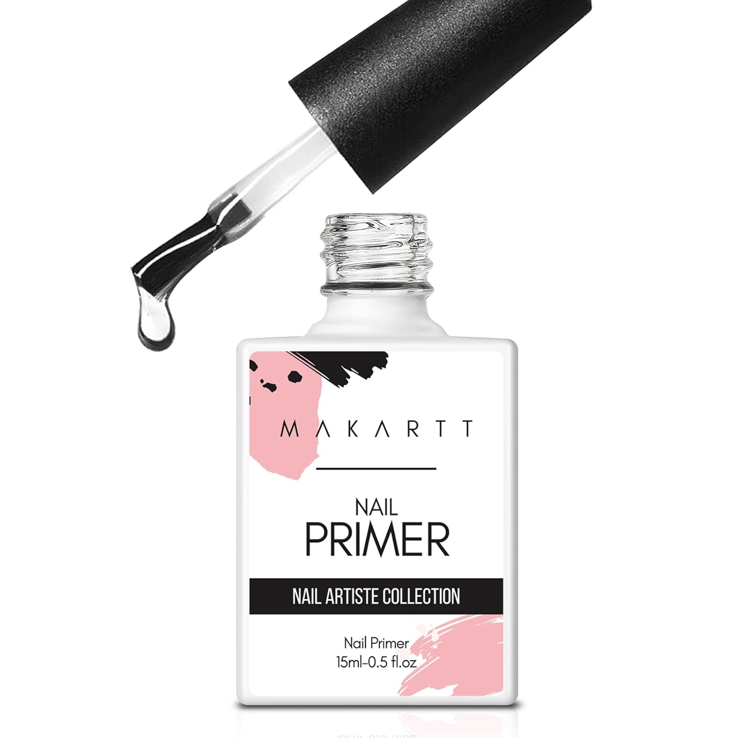 Makartt Nail Primer: No Lift Acid-Free Prep for Acrylic Nails, Gel Polish, and Dipping Powder, Professional Fast Dry Primers for Pedicure Manicure Tools, Salon Home Use 15ML Makartt Nail Primer: No Lift Acid-Free Prep for Acrylic Nails, Gel Polish, and Dipping Powder, Professional Fast Dry Primers for Pedicure Manicure Tools, Salon Home Use 15ML