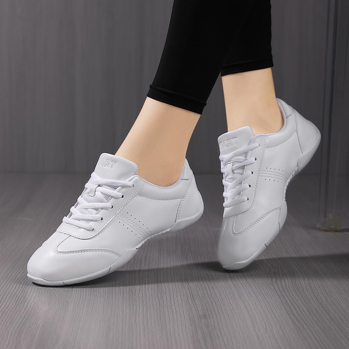 Cheer Shoes Girls Jump Tumbling Cheerleading Women Exercise Aerobic Fitness Dance Training Sneakers Youth - Image 8