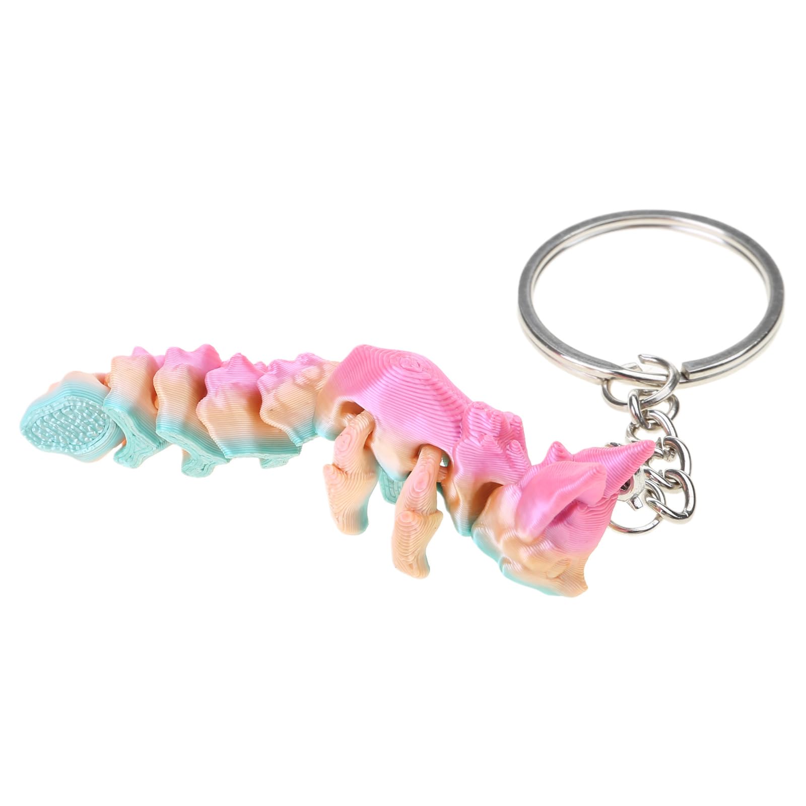 HeOTER 3D Printer Fox Articulated Foxes Figurine Keychain, 3D