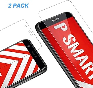 [2 unidades] Protector De Pantalla Huawei P Smart, Vkaiy Ultra Transparente Vidrio Templado 9H Dureza 3D Touch Compatible Anti Ara?azos, Anti de Aceite, Anti de Burbujas Para Huawei P Smart