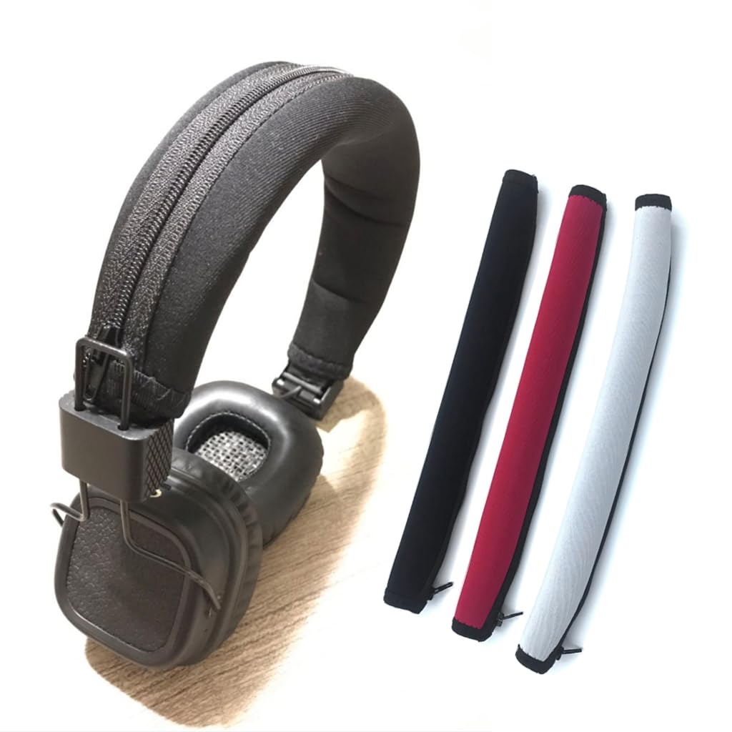 Housses De Protection De Bandeau Sans Fil Avec Fermeture éclair Pour Marshall MAJOR III, Coussin De Faisceau De Tête En Tissu