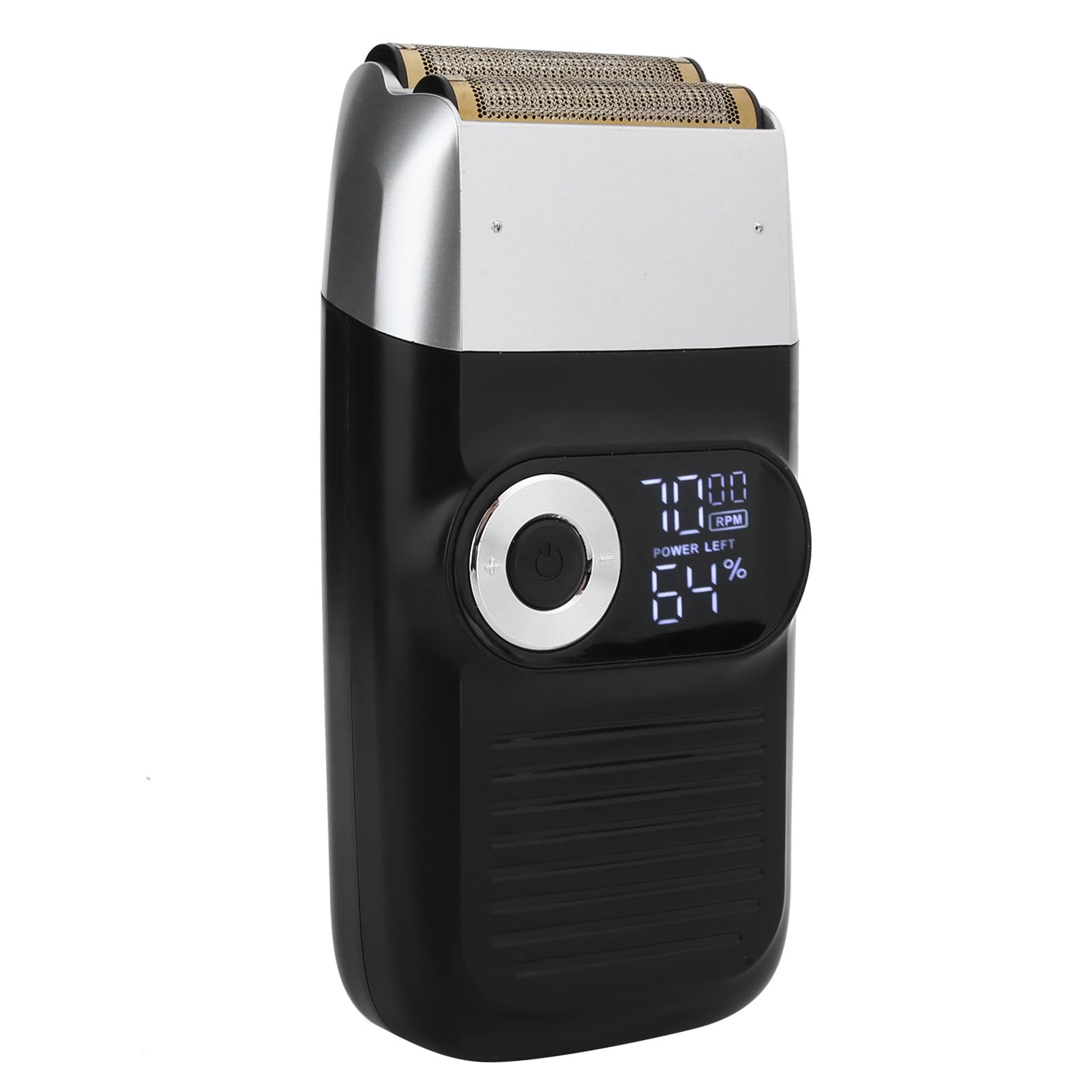 Regolabarba per, Rasoio Elettrico a Lamina Rasoio Ricaricabile per Testa Calva Ele Trimmer LCD Baffi Rasoio Uomini Uomini Elettrici Barba Testa Calva