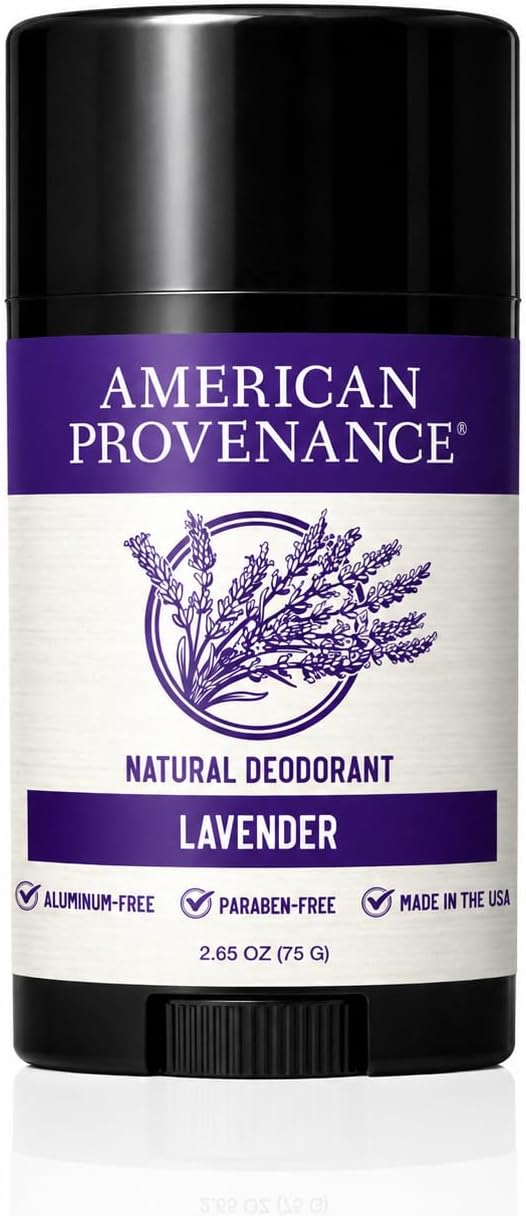 All Natural Deodorant for Men and Women - Aluminum Free Deodorant that Lasts All Day - Made in the USA with Essential Oils & Cruelty Free - Lavender (1 Pack)