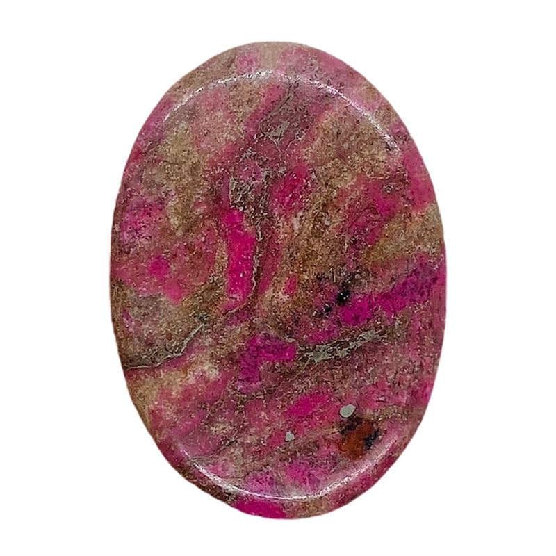 Calcite de cobalt naturelle cabochon 52x37x5mm pour réparer vos bagues