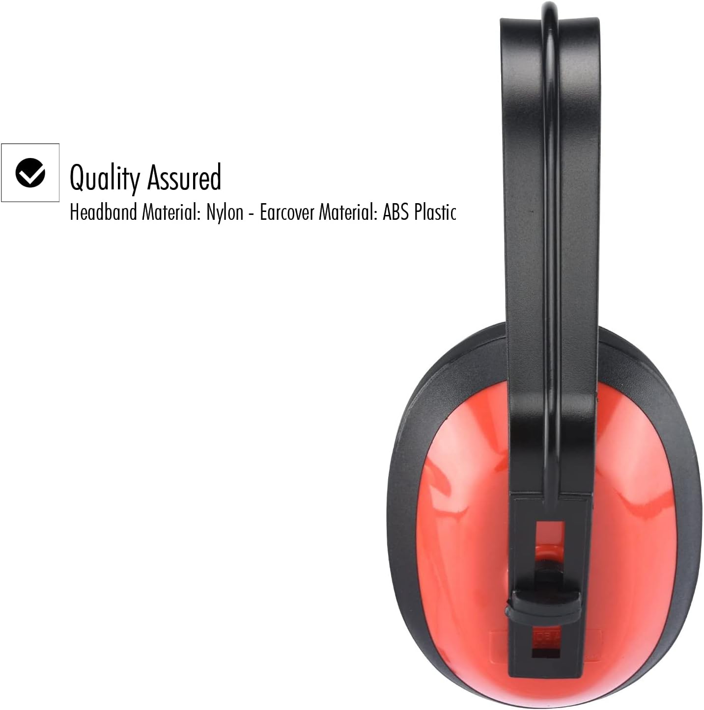 NEIKO 53925A Adjustable Safety Ear Muff Protector, Single Pack, Universal Fit, Hearing Protection for Gun Hunting, Shooting, Construction, Woodworking - Hearing Protection - 