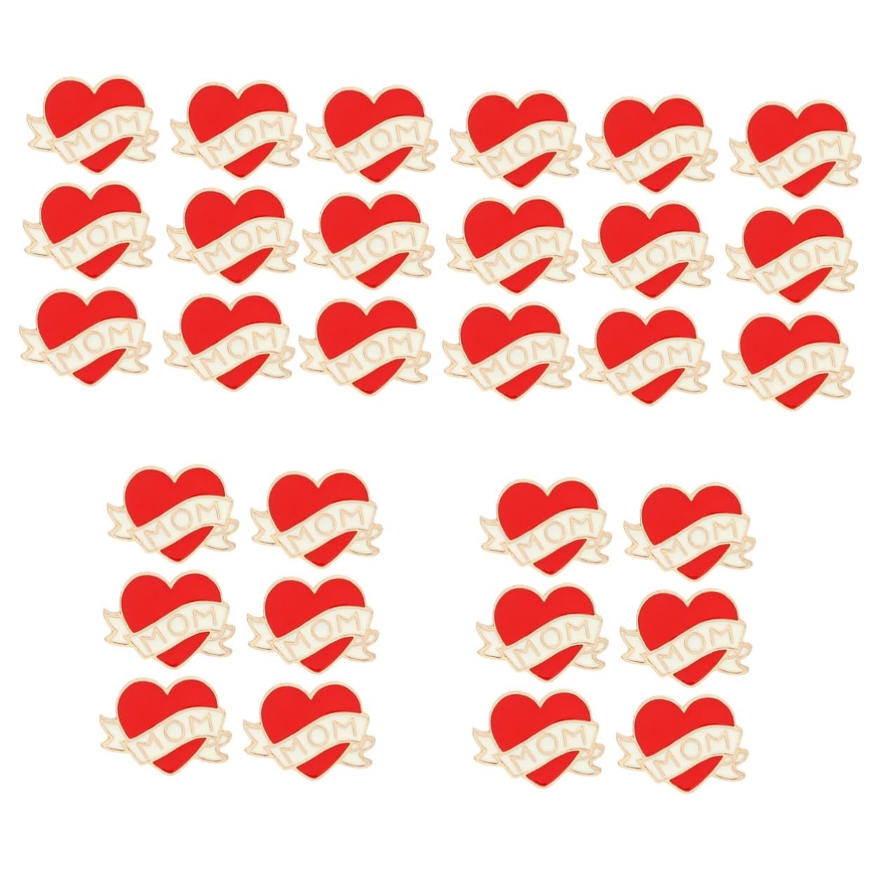 Liebes Brosche Muttertag Emaille Mütter Webstuhl Boutonniere Für Männerhochzeit Abs Legierungsbroschen Herzförmige Broschen Rucksackstift Brosche Mit Herz Rot