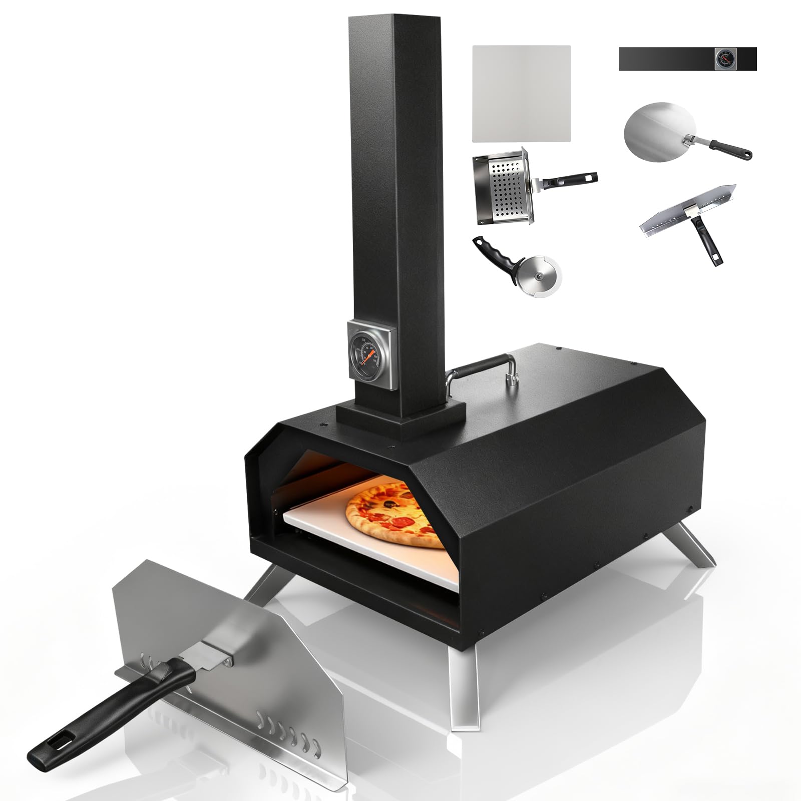 Karinear 12 Wood Pellet Pizza Oven