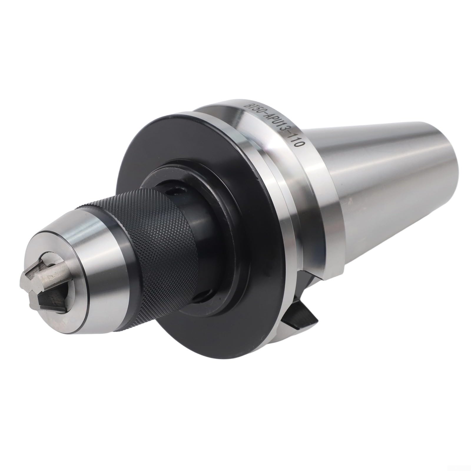BT50-APU13-110 Mandrino autoserrante integrato per lavorazione CNC, portautensili indurito a 3 ganasce con precisione di 0,15 mm