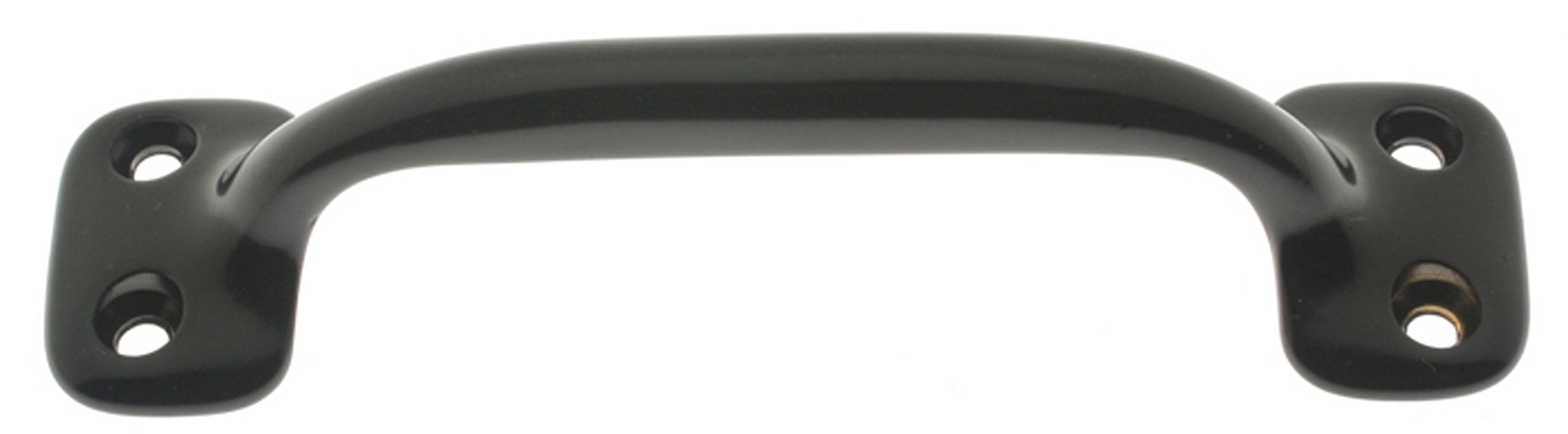 idh by St. Simons 25040-019 Professional Grade Quality Genuine Solid Brass 4" C/C Sash Lift/Door Pull, Matte Black