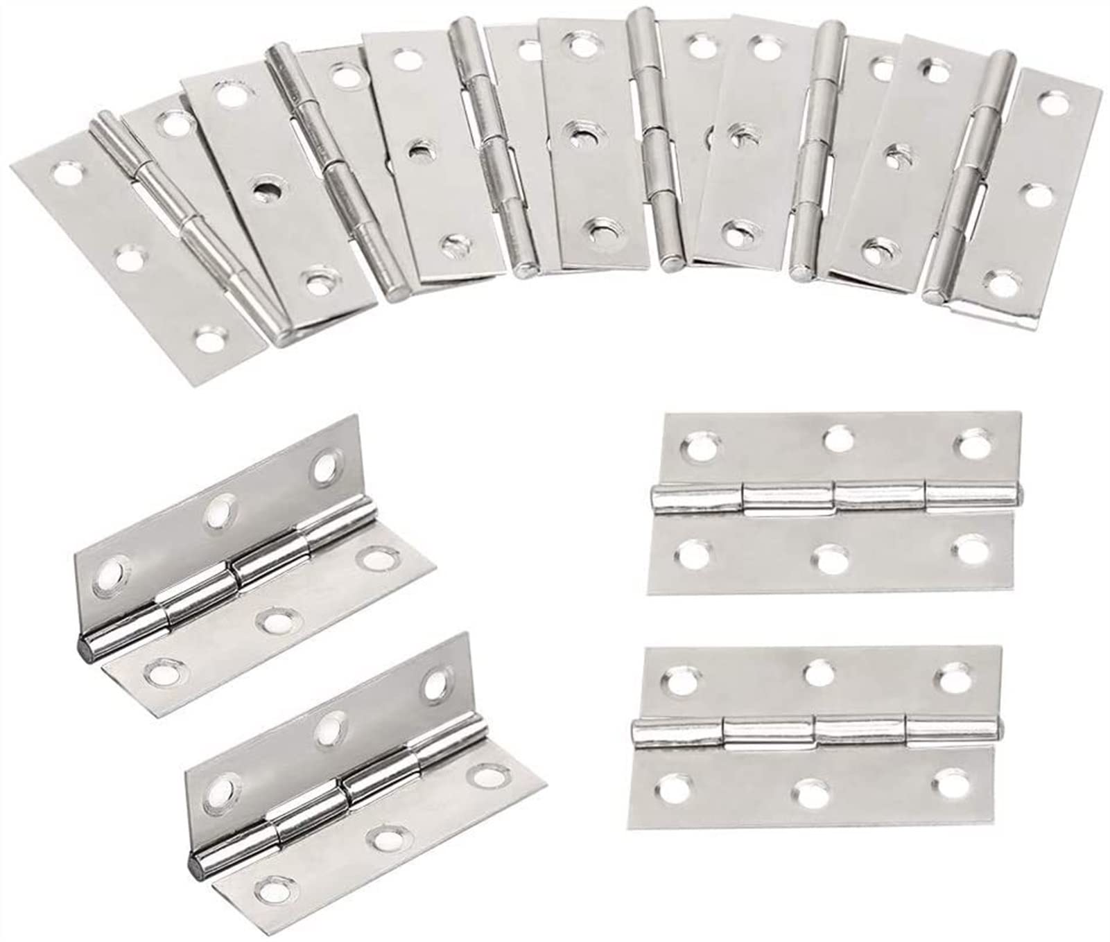 Charnière de porte d'armoire en inox de 2.5" pour rénover vos placards de cuisine et meubles