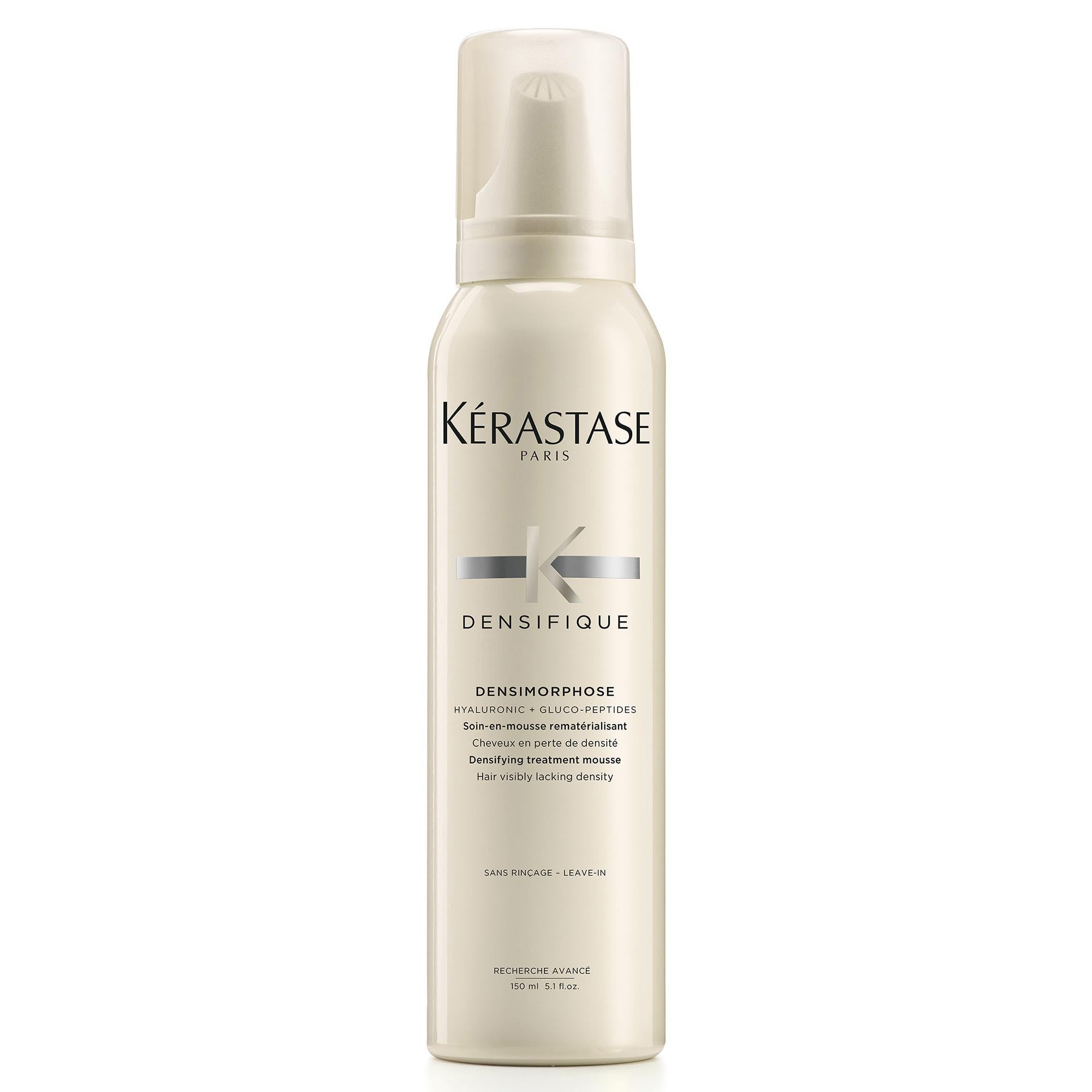 Kérastase Densifique Femme, Tratamiento Corporizante, Sin Aclarado, Voluminizador y Densificante, Para Pelo Fino, Mousse Densimorphose, 150 ml