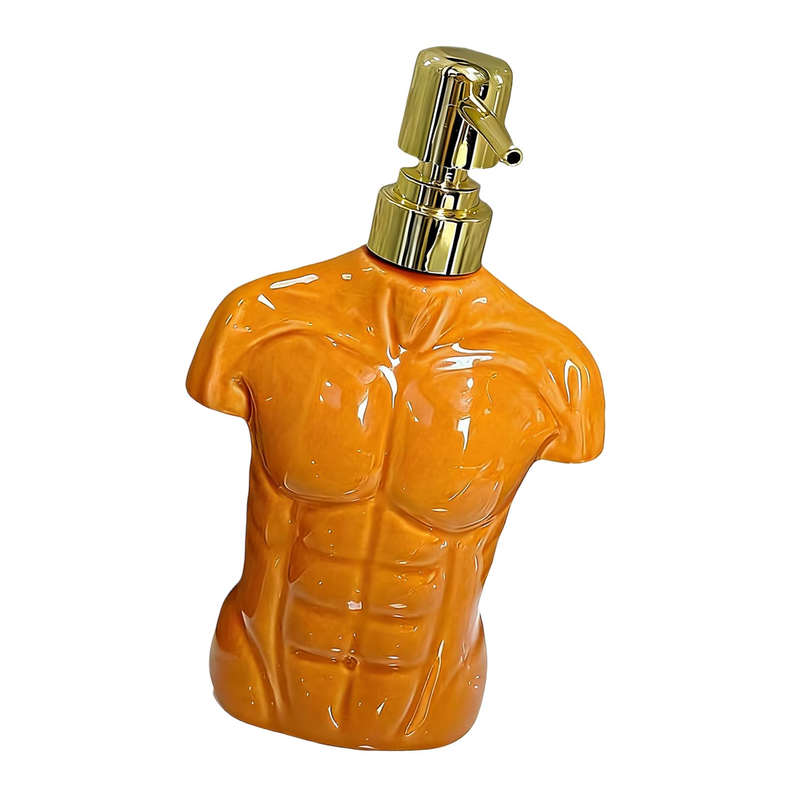 Ceramic Beefcake Travel Toiletries Liquid Emulsion Sample Bottle Pumps Press Container for Shampoo Cream Pumps Press Container Leak Proof Cosmetic Bottles Lotion Shampoo