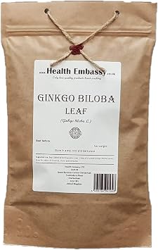 Health Embassy Ginkgo Biloba Leaf | Ginkgo Biloba L | Herbal Tea 100g