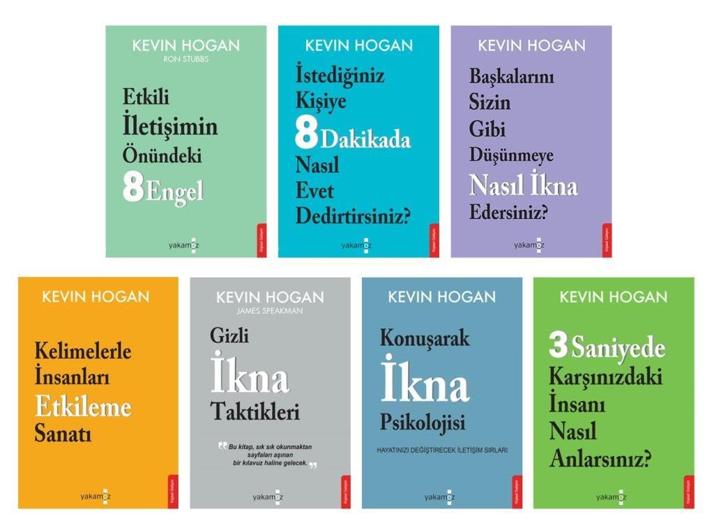 Kevin Hogan Kişisel Gelişim Seti 7 Kitap: Kolektif