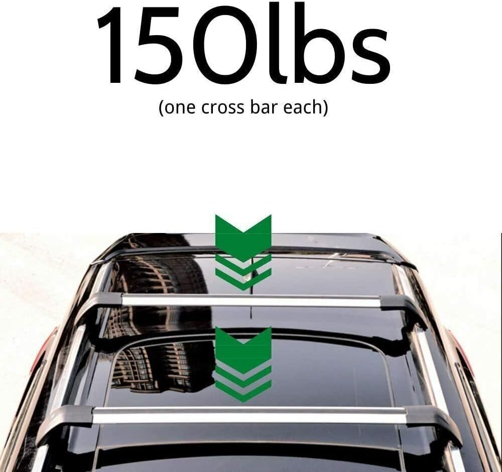 2Pcs Fit for Mazda CX90 CX-90 2023 2024 2025 Roof Rail Rack Cross Bar Crossbar