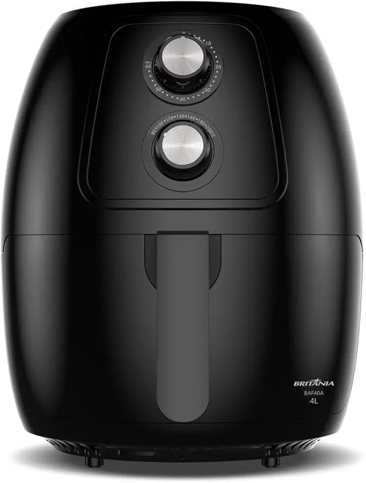 Air Fryer Britânia 4L Sem Óleo 1500W Antiaderente BAF40A