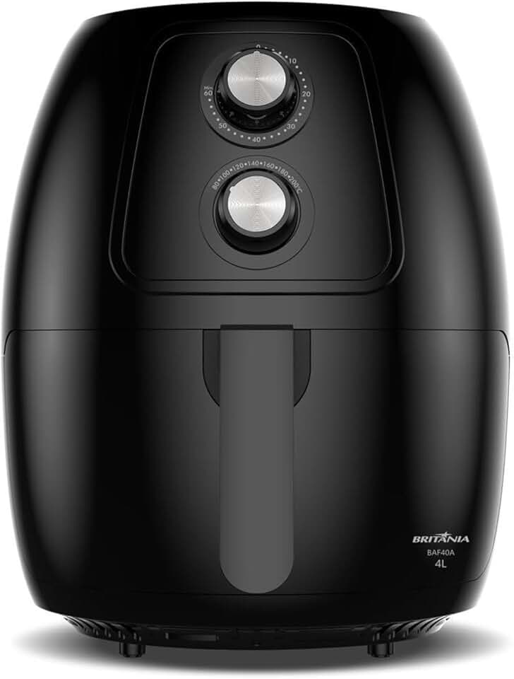 Air Fryer Britânia 4L Sem Óleo 1500W Antiaderente BAF40A
