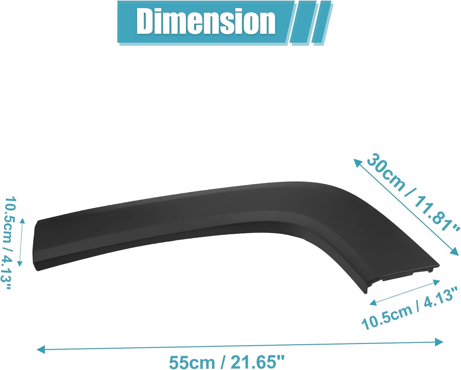 X AUTOHAUX Rear Left Wheel Flare Trim for Jeep Renegade 2015 2016 2017 2018 2019 2020 2021 2022 Rear Left Quarter Panel mudguard Trim Replace 5XB67LXHAA