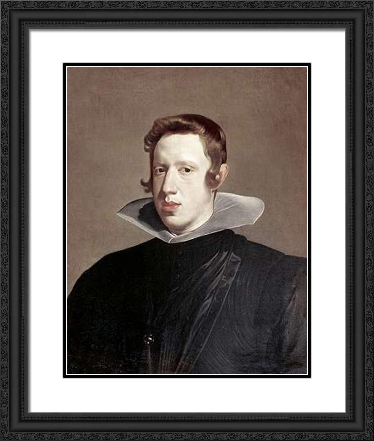 ArtDirect Velazquez, Diego 20x23 Gold Ornate Framed Art Print with Double Matting Titled: Prince Philip IV
