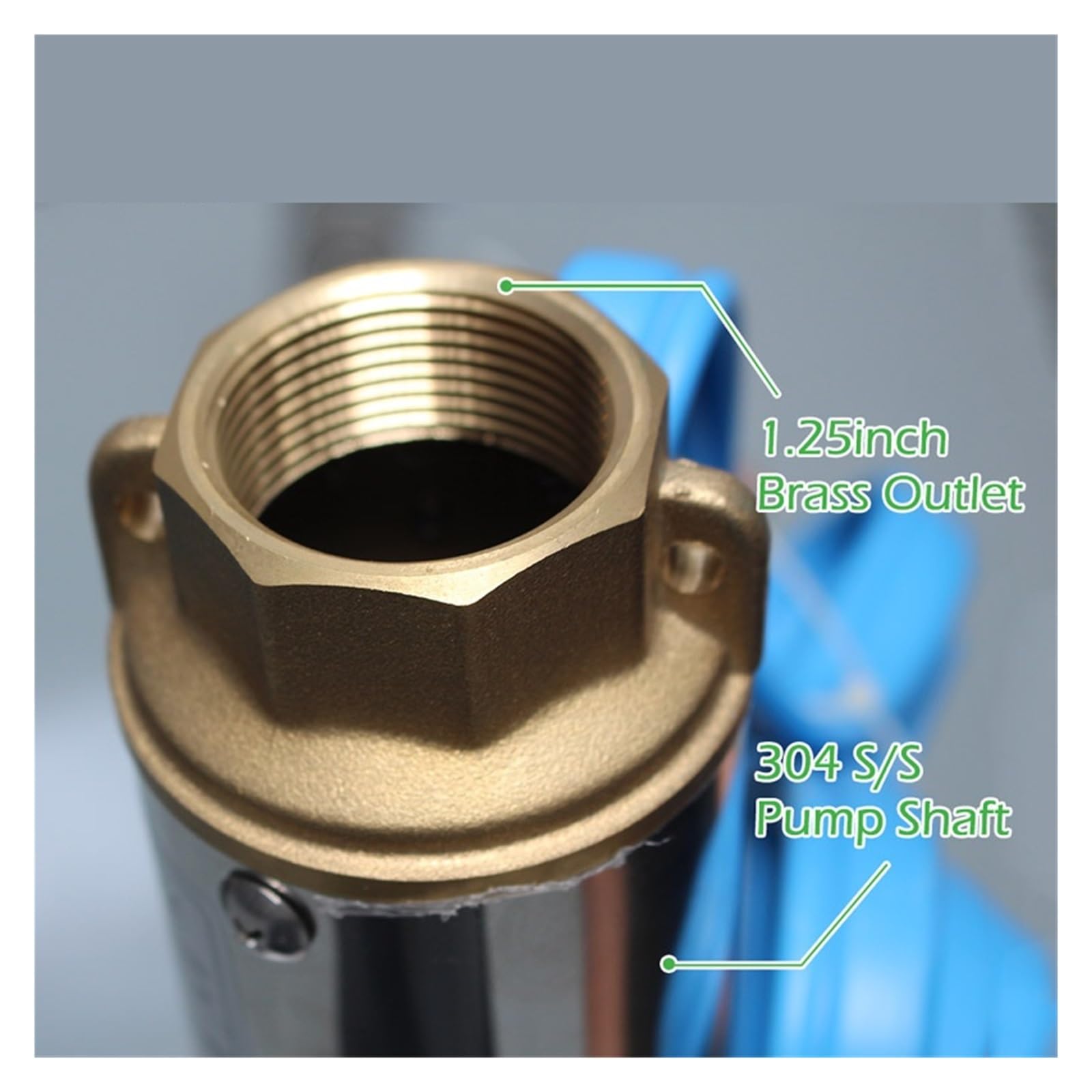 HEXEH Bomba de Agua Solar for Pozo Profundo, 4 Pulgadas, CC, Sumergible, 110 V, Salida de Cobre, Controlador MPPT, Impulsor de plástico (Cabeza máxima 135 m, Flujo 6 T/H)