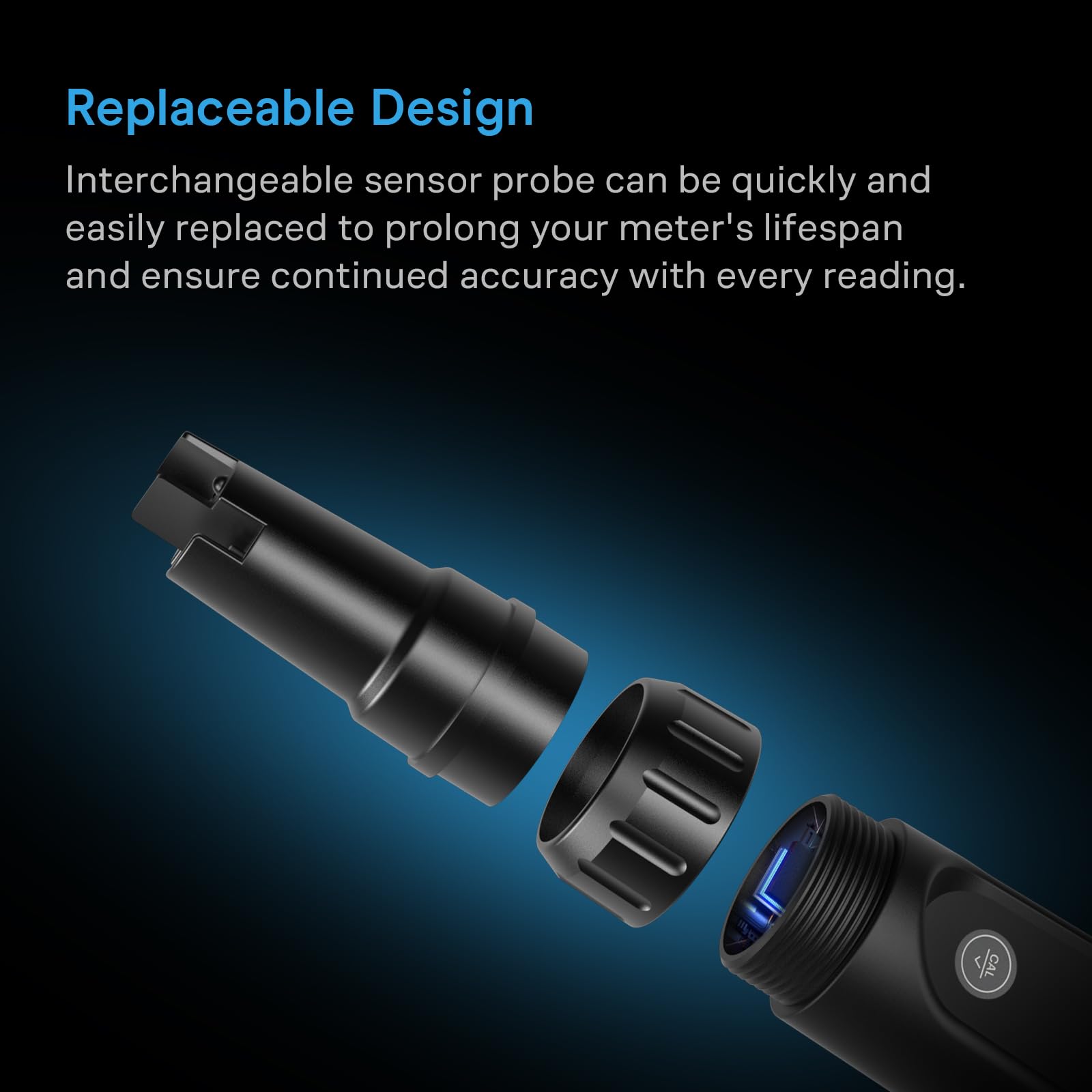 AC Infinity Kit misuratore di pH Pro, penna digitale ad alta precisione con precisione ± 0,01 pH e sonda intercambiabile, test nutriente per piante idroponiche d'acqua, giardinaggio, acquari, piscine