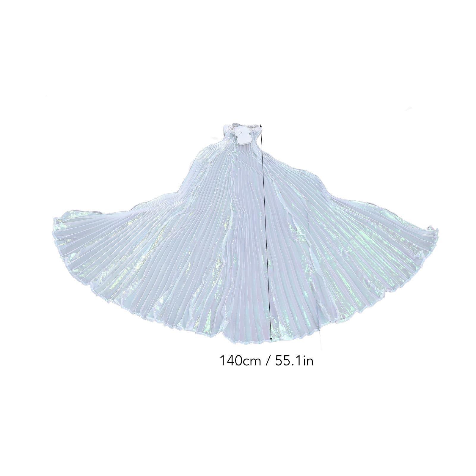 Chrees LED-Flügel, Leuchtendes Kostüm für Tanzauftritte mit Bunten Mustern, Hohe Helligkeit und Wasserdicht, für Bauchtanzfotografie, Cosplay, Party, Bühne