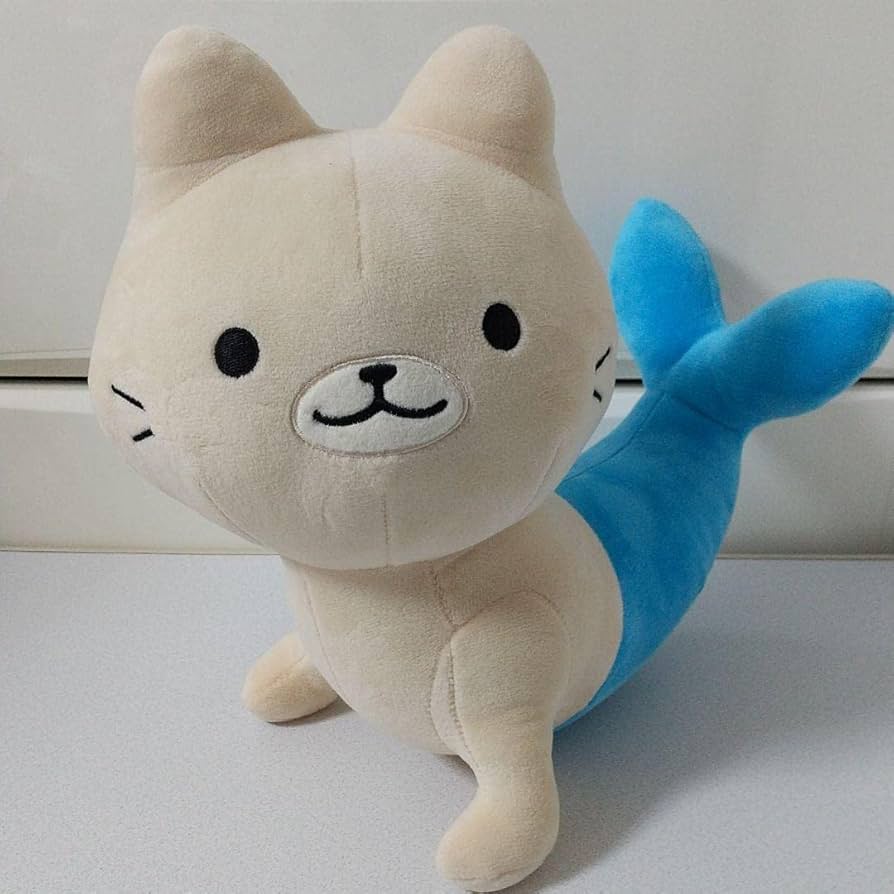 Amazon.co.jp: ねこようかい にんぎょ BIGぬいぐるみ : おもちゃ