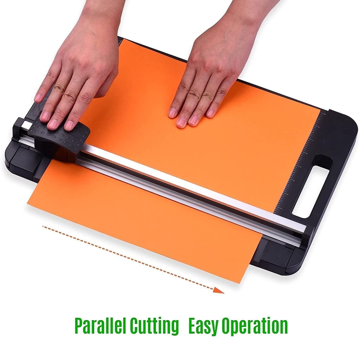 Taglierina Portatile A4 Piccola, taglierina Multifunzione con Lama di Sicurezza Integrata, Adatta for la laminazione di Carta e progetti Artigianali.