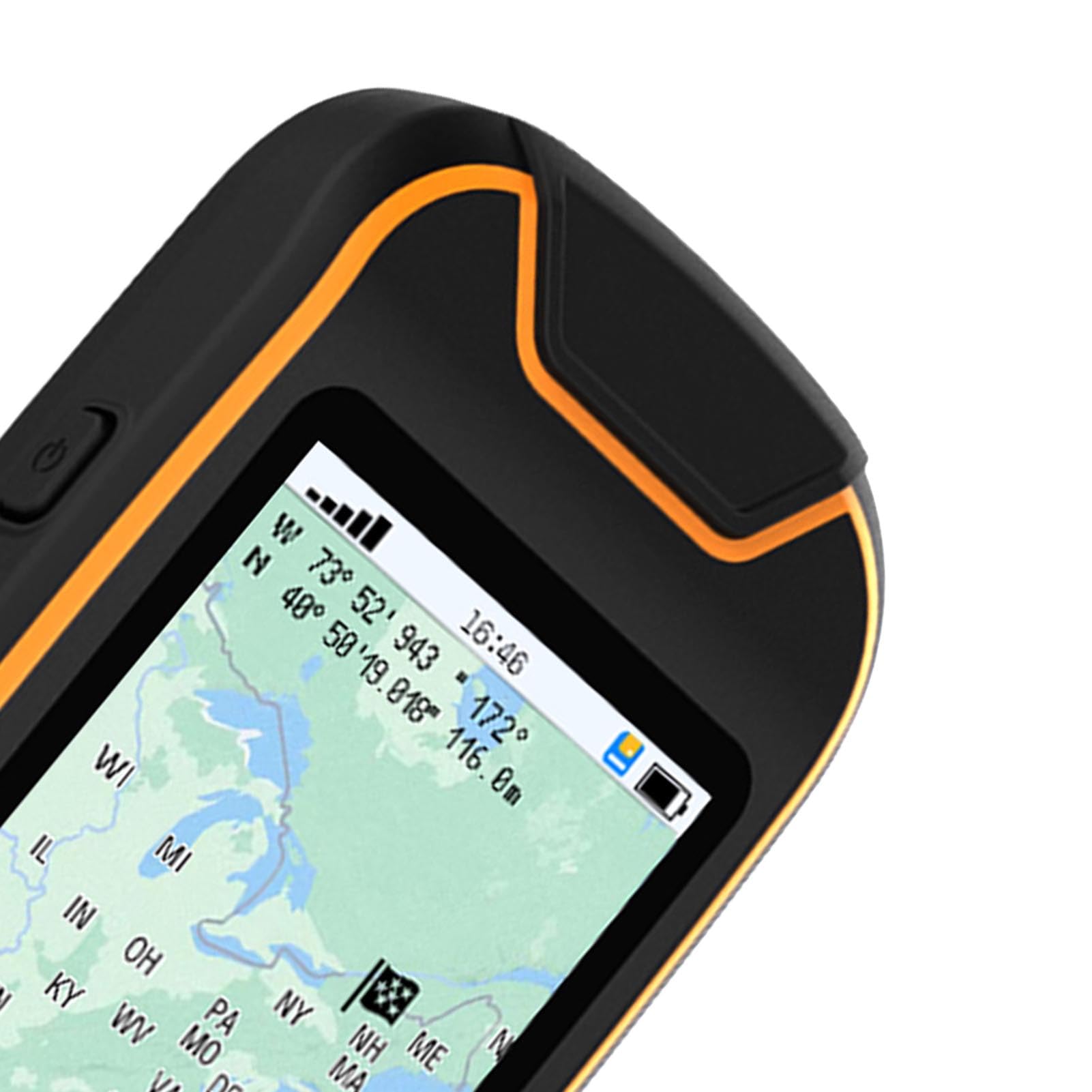 Gedourain Instrumento de Topografía Terrestre GPS GNSS de Mano con Soporte Satelital Avanzado para Acampar y Caminar, Medidor Terrestre GPS con Pantalla de 3,2 Pulgadas para Necesidades Agrícolas