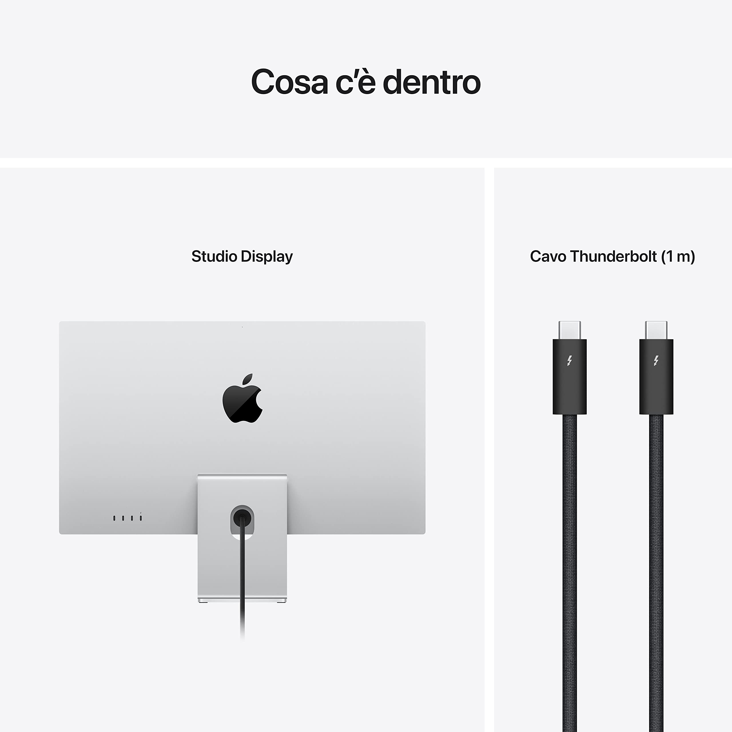 Apple Studio Display - Vetro standard - Sostegno a inclinazione e altezza regolabili ​​​​​​​ (2025)