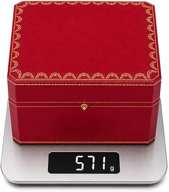 Watch Display Box Wooden Frame Timepiece Case with Wooden Frame Structure and Soft Cushion Lining for Santos de Cartier