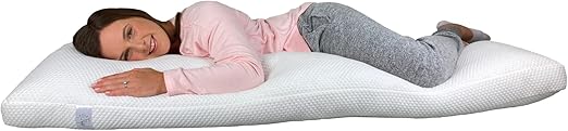 Supportive Full Body Pillow Contours to Body Soft Pillow Extra Long Pillow for Bed All Sleep Positions Pregnancy Pillows Back Leg Pillow Washable