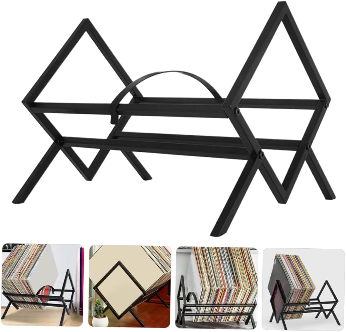 OUNONA Bookshelf Organizer Storage Bookshelf Magazine Rack Book Organizer for Desk Floor Magazine Holder