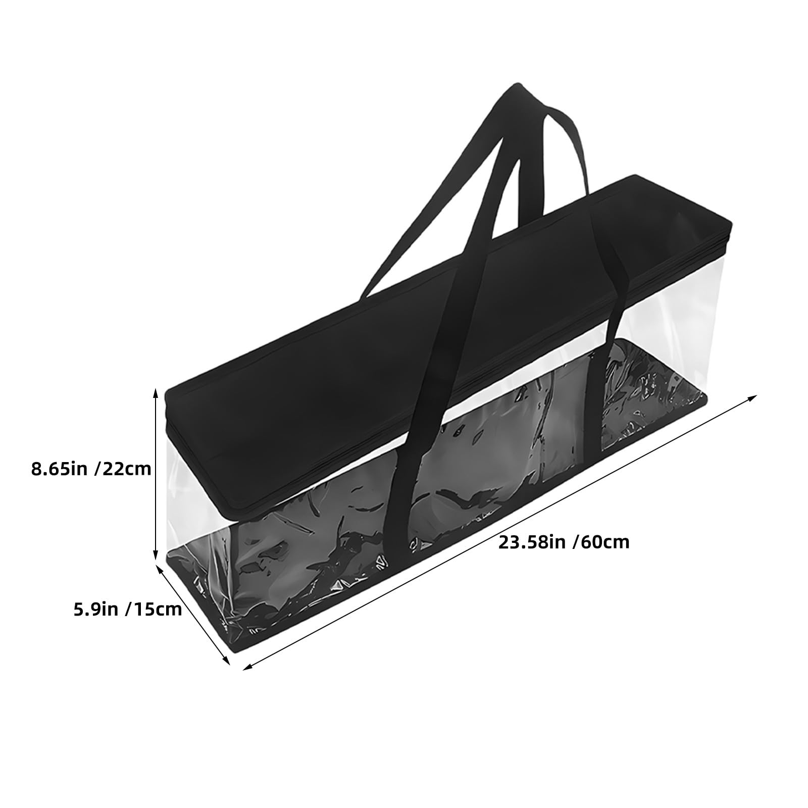INOOMP Set di 4 custodie per CD: scatola porta dischi in vinile con chiusura a cerniera e maniglie | Contiene 120 CD | DVD, videogiochi, album, dischi per videogiochi 23,62" X8,66