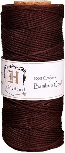 Miniatura 7 de Carrete de cuerda de bambú 20lb 205'-Negro