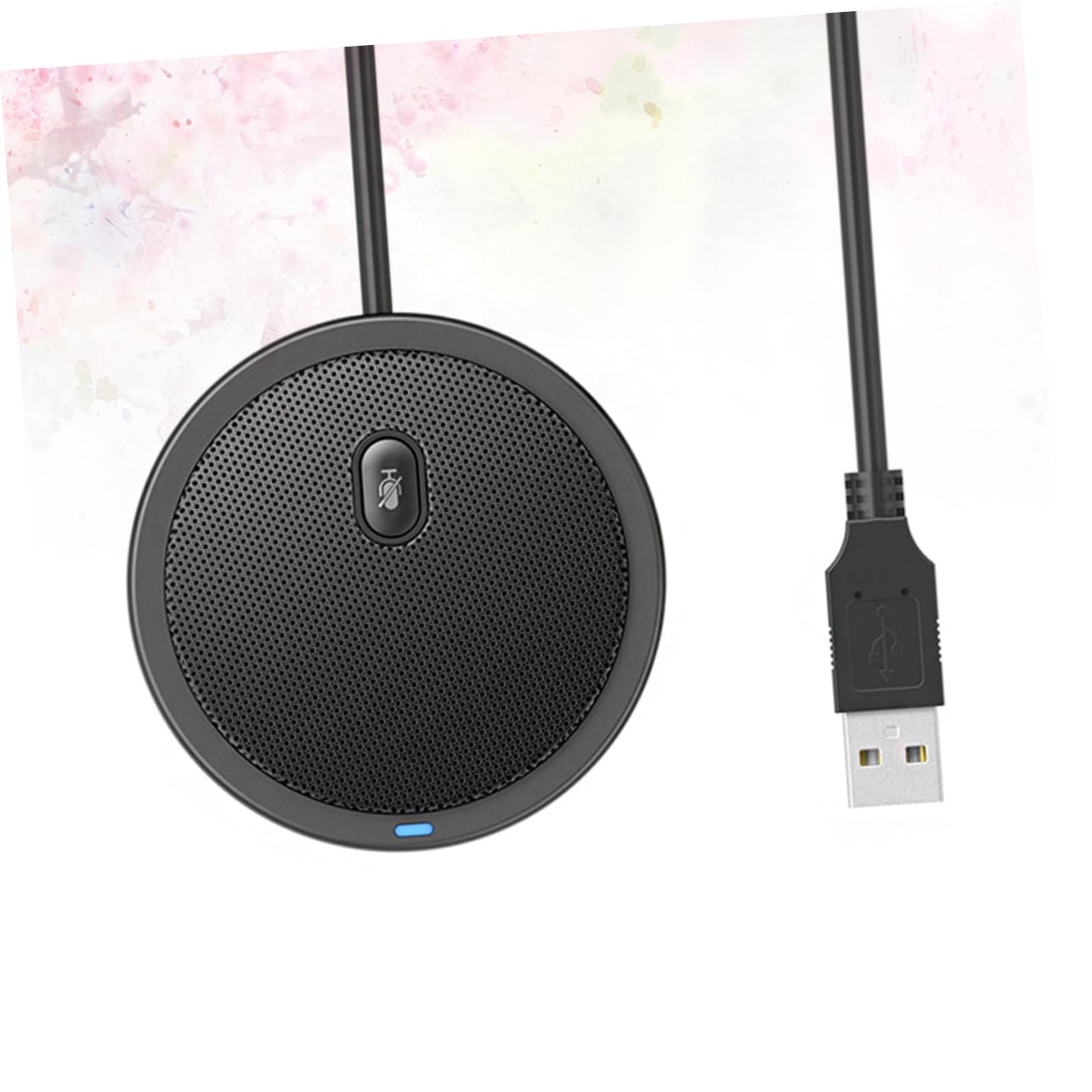 TOYANDONA Kondensatormikrofon mit Ständer, Kabel und Halterung Schwarz