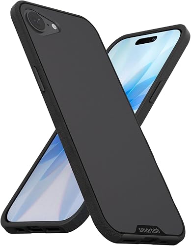 Smartish® - Funda MagSafe para iPhone 16e, Gripmunk, funda delgada magnética [ligera + protectora], funda de agarre fina con forro de microfibra