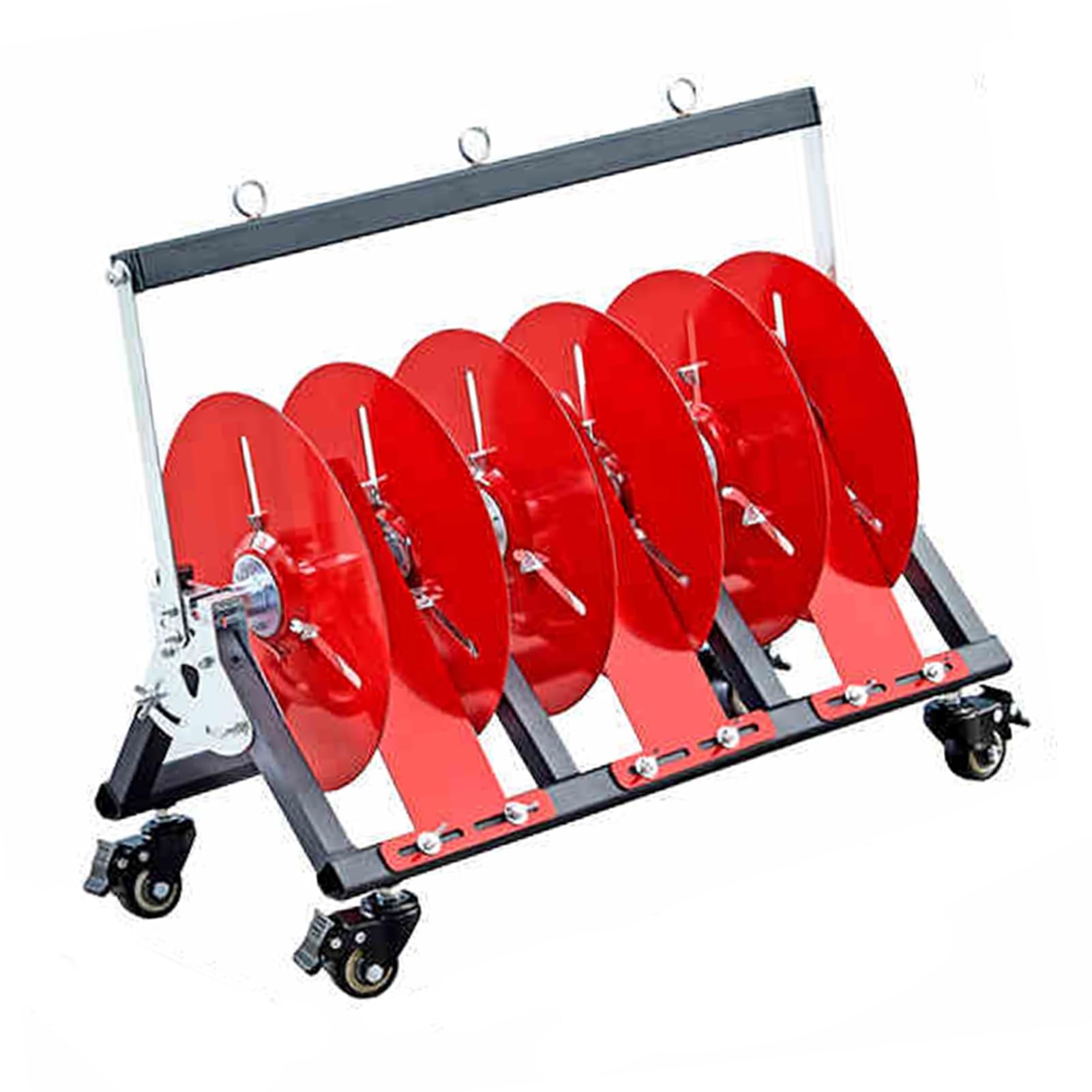 Portacarretes de alambre compacto para instalaciones en obras 51cm