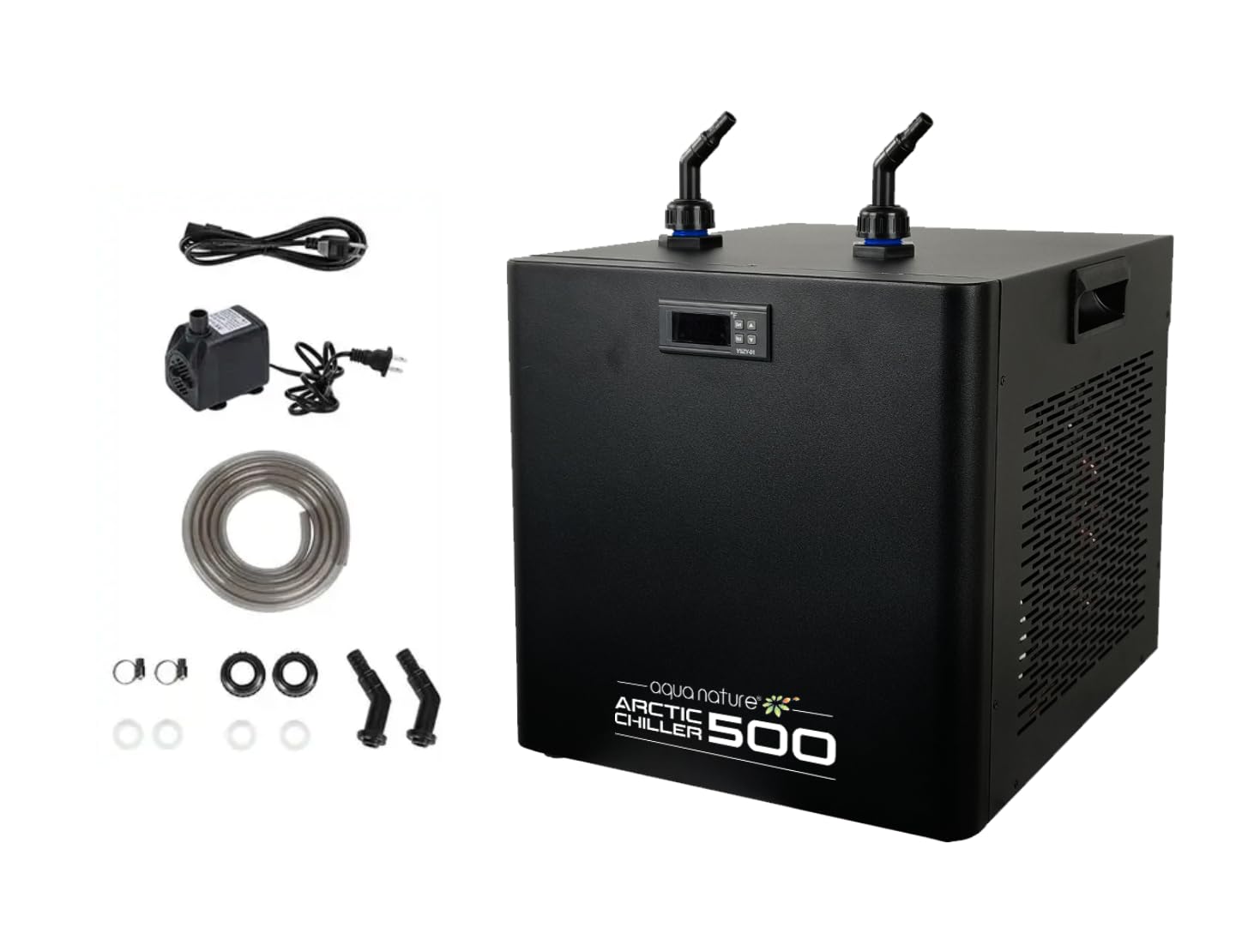 aqua nature Aquarium Arctic Chiller Water Chiller for Hydroponics System with Compressor Refrigeration Special Quiet Design for Fish Tank Axolotl Coral Reef Tank (AAC-500)(Suitable Upto 500ltr) (B0CGVRFP3S) Amazon Price History, Amazon Price Tracker