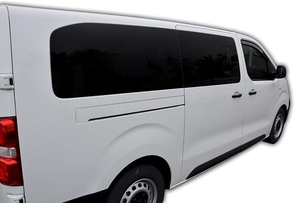 J&J AUTOMOTIVE | GP Wind Deflectors Side Window Deflectors Compatible with Jumpy Since 2016, Set of 2, Aerodynamics - 4