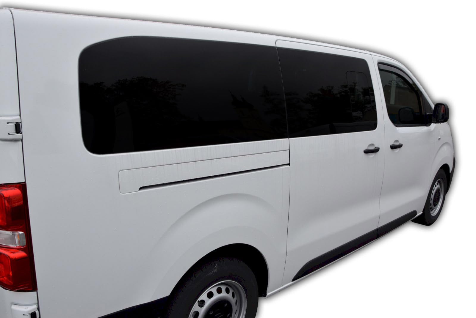 SCOUTT J&J Automotive GP Windabweiser passend für Toyota Proace ab 2016 2tlg, Vorne und Hinten Regenabweiser Passform Getönt Schwarz